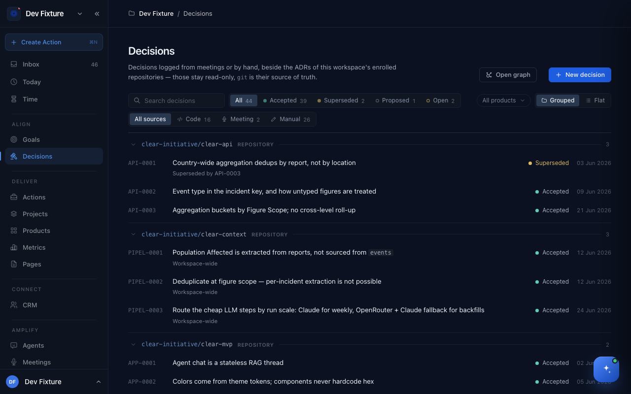 The Decision Log